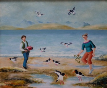Dancing with Oystercatchers